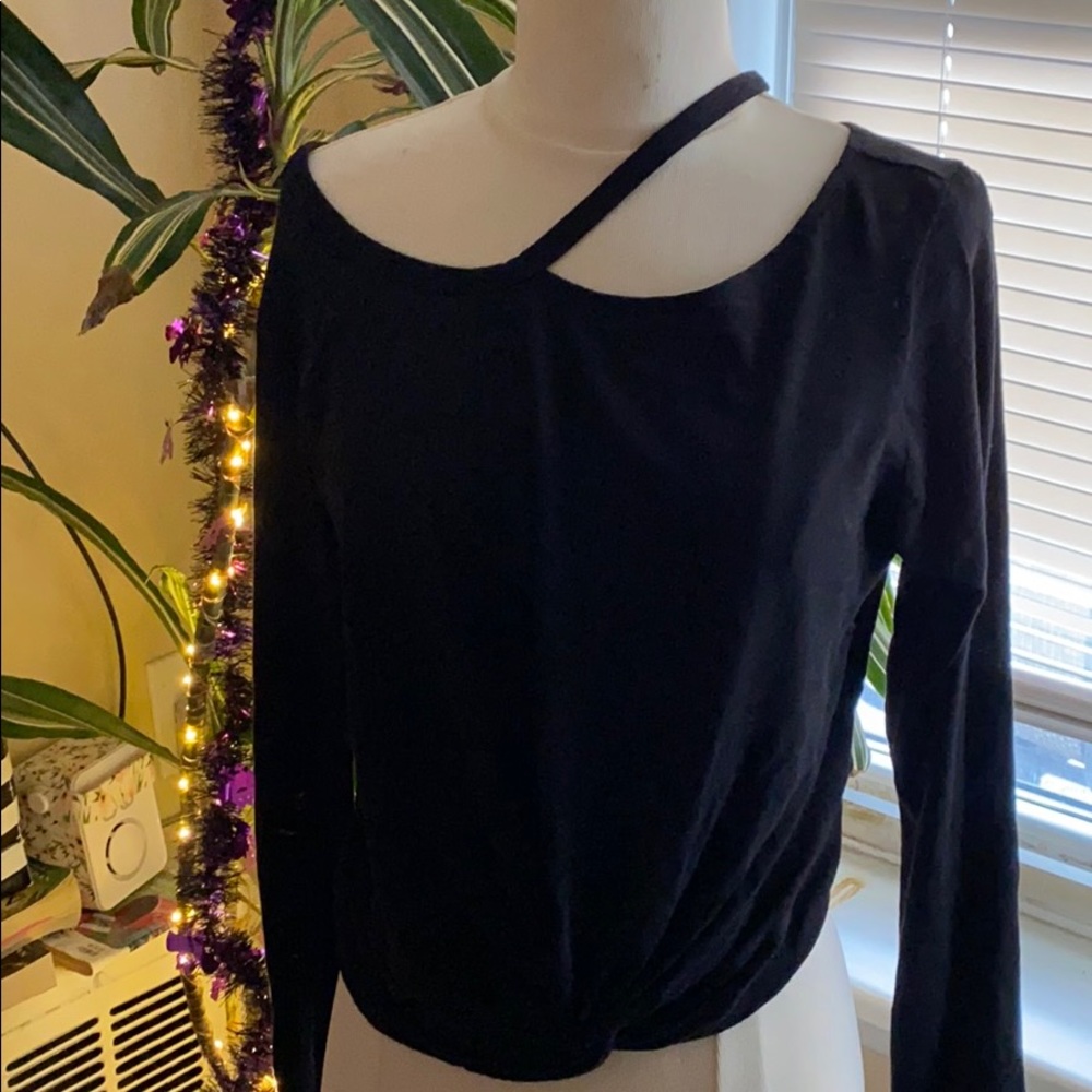 EXPRESS CROP-TOP LS SOFT COTTON